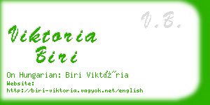 viktoria biri business card